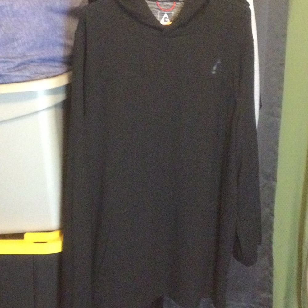 Gerry Mens Black Hooded Sweatshirt XXL